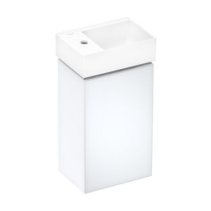 Fontein 360/250 met kraangat links zonder overloop SmartClean Xevolos E