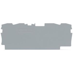 Afsluit- en tussenplaat 1 mm dik grijs 2004-1491 VVE=25