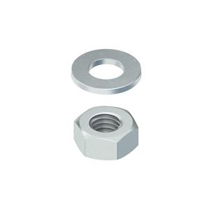Zeskantmoer + Sluitring SMU M10