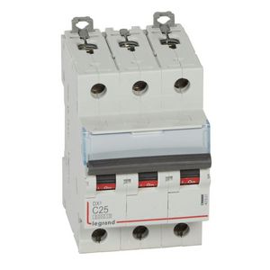 Installatieautomaat DX³ 6000A/10kA 3-polig C-karakteristiek 25A