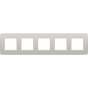 Vijfvoudige afdekplaat hoh 71mm Original light grey