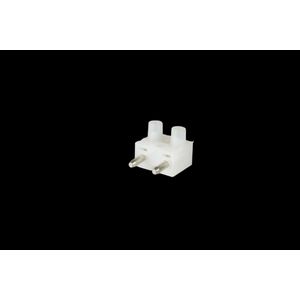 Steker inbouw 2-polig male naturel (AC160 ST/ 2) VVE=250