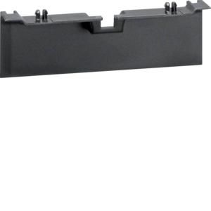 Plintpasstuk voor outlet voor goot 115mm hoog SL zwart