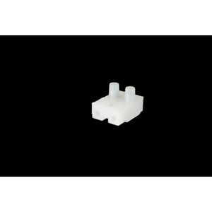 Steker inbouw 2-polig female naturel (AC160 BU/ 2) VVE=250