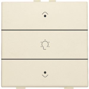 Enkelvoudige dimbediening Home Control leds cream