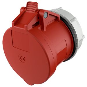 Inbouwwandcontactdoos 32A 5-polig  6H 400V IP44 Rapido