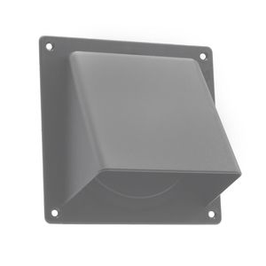 Universele gevelklep Ø100/125/110x54mm grijs