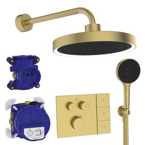 Inbouwdoucheset brushed gold Ceratherm Navigo