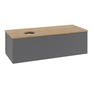 Wastafelonderkast Antao 1200x360x500mm Antr. Matt Lacquer L33151GK