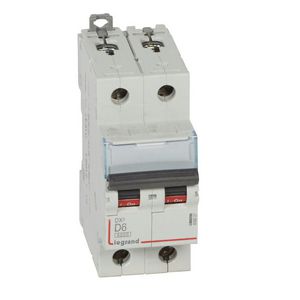 Installatieautomaat DX³ 6000A/10kA 2-polig D-karakteristiek 6A
