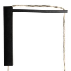 Muurbevestiging met verstelbare arm 24.5cm zwart