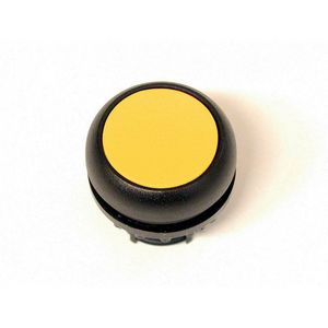 Drukknop vlak geel terugverend M22S-D-Y VVE=10