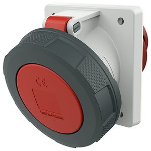 Inbouwwandcontactdoos 63A 3-polig  9H 400V IP67