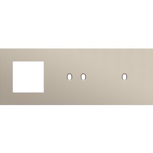 Afdekplaat 3-voud horiz. 71mm centerafst. 166-57722