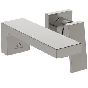 Wandmengkraan 5l/min m. uitloop 180mm 2 opbouw silver storm (rvs-look) Extra