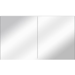 Sonia spiegelkast 1200mm alu look enkel gespiegeld