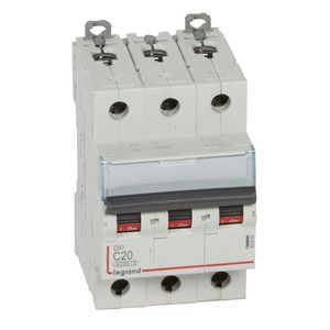 Installatieautomaat DX³ 6000A/10kA 3-polig C-karakteristiek 20A