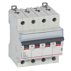 Installatieautomaat DX³ 6000A/10kA 4-polig C-karakteristiek 3A