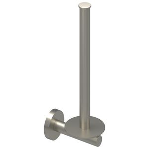Reserverolhouder wand 2 rollen geborsteld nickel
