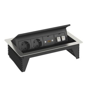 Deskbox opklapbaar voor de inbouw in tafelbladen 260x167x68