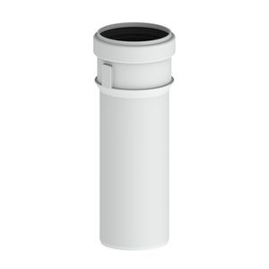 Safe-PP verlengpijp PP 80 L=250 wit