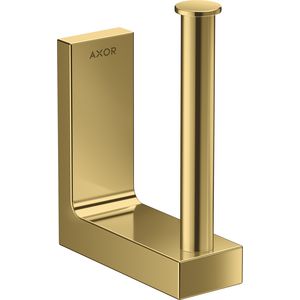 AXOR Universal Rectangular reserveclosetrolhouder Polished Gold Optic
