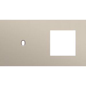 Afdekplaat 2-voud horiz. 71mm centerafst. 166-57805