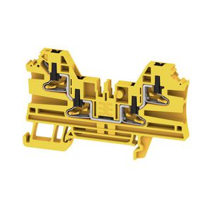 Doorvoerklem zwart/geel 2.5mm² 24A 800 2847580000 VVE=50