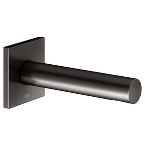 Baduitloop DN15 vierkant rozet uitloop 180mm titaanzwart g