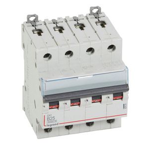 Installatieautomaat DX³ 6000A/10kA 4-polig B-karakteristiek 25