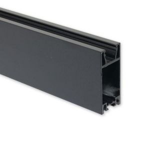 Gordijnprofiel VP3 hoog zwart RAL9005 L=200cm