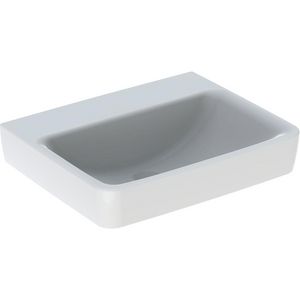 Renova Plan wastafel 55x44cm zonder kraangat zonder overloop wit