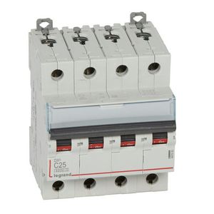 Installatieautomaat DX³ 6000A/10kA 4-polig C-karakteristiek 25A