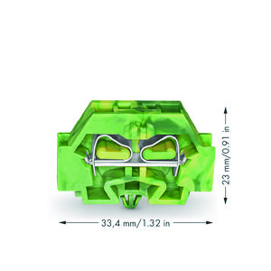 2-draads klem z. drukknop +klikvoetje 262-317 VVE=50
