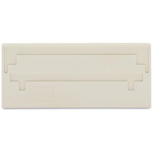 Scheidingswand 2mm li.grijs 282-331 VVE=25