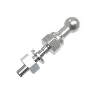 Aardingskogel Ø25mm schroefdraad M12 met M12 adapter