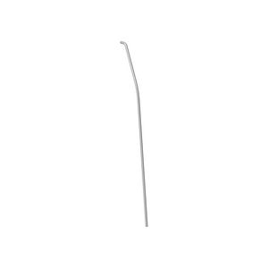 Trekstang v. afvoer. gebogen 5x400mm chr gebors.