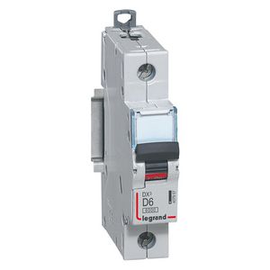 Installatieautomaat DX³ 6000A/10kA 1-polig D-karakteristiek 6A