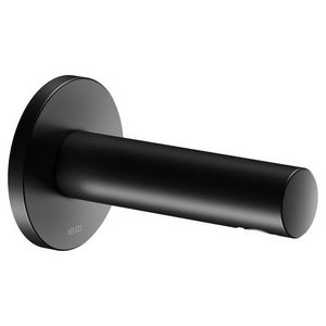 Baduitloop DN15 rozet rond voorsprong 152mm zwart