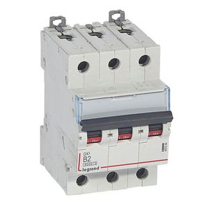 Installatieautomaat DX³ 6000A/10kA 3-polig B-karakteristiek 02