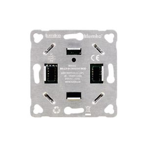 Modulaire 3-draads relais led-lichtschakelaar 8A 2-polig Klemko