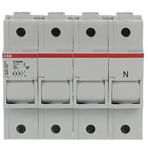 Zekeringhouder voor 14x 51mm zekeringen 3p+N max 50A