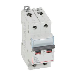 Installatieautomaat DX³ 6000A/10kA 2-polig B-karakteristiek 16A