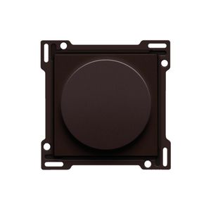 Afwerkingsset op/neer draaischakelaar dark brown