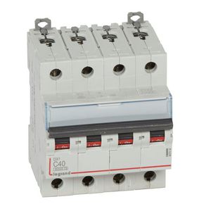 Installatieautomaat DX³ 6000A/10kA 4-polig C-karakteristiek 40A