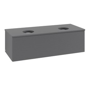 Wastafelonderkast Antao 1200x360x500mm Antr. Matt Lacquer L35110GK