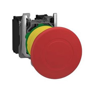 Noodstopknop 40mm Montage 22mm Druk/trekontgr. Rood