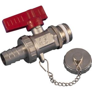 PROMO set met 10st. vul/aftapkranen vernikkeld 1/2" + tule + kap (05-0019)