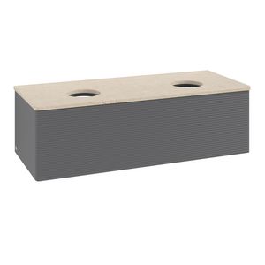 Wastafelonderkast Antao 1200x360x500mm Antr. Matt Lacquer L35113GK