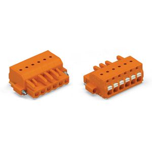 1-draads FE steker Druk oranje 2231-306/107-000 VVE=50